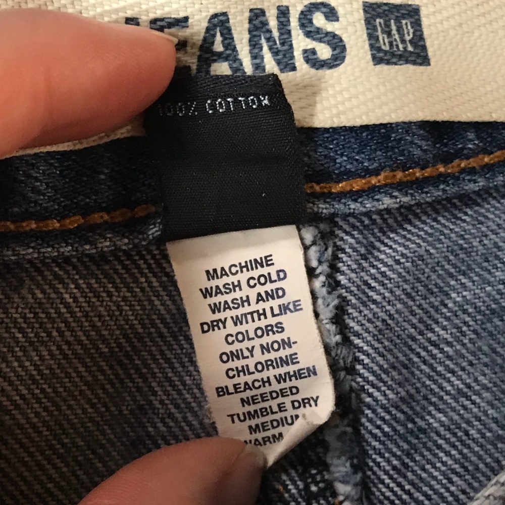 VINTAGE GAP Jeans Denim Jean Skirt - Size: 2 - Picture 5 of 6